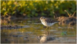 distinctive bill and leg coloration