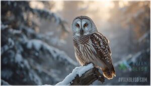 distinctive facial features and plumage