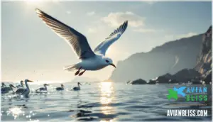 distinctive flight silhouette