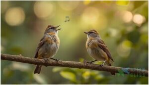 distinguishing birds by sounds and calls