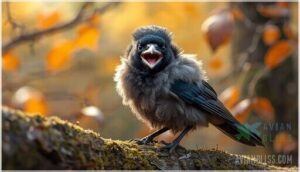 distinguishing features of baby crows distinguishing features of baby crows