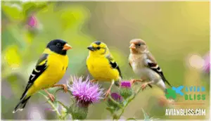 distinguishing males, females, and juveniles