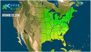 distribution and range of the winter wren