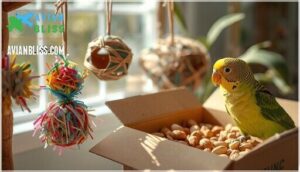 diy bird enrichment activities and toys