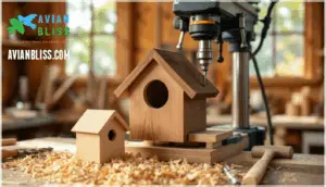 drilling entrance, ventilation, and drainage holes