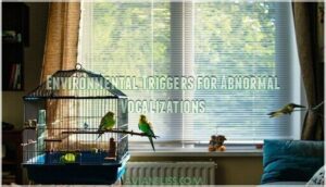 environmental triggers for abnormal vocalizations