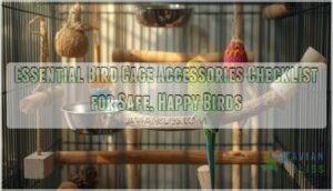 essential bird cage accessories checklist