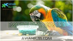 essential fatty acids and feather shine