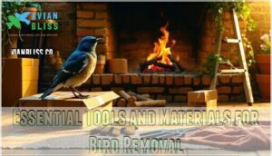 essential tools and materials for bird removal essential tools and materials for bird removal