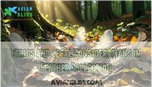 ethics and legal considerations in feather collection