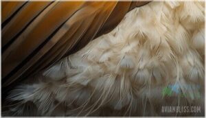 feather density and structure