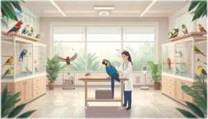 finding and choosing an avian veterinarian