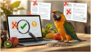 finding reliable avian nutrition advice online