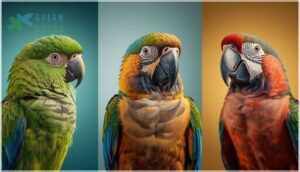 forms of psittacine beak and feather disease