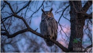 great horned owl characteristics
