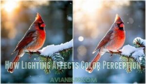 how lighting affects color perception