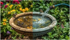 how often to clean your bird bath