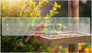how to attract cardinals to feeders