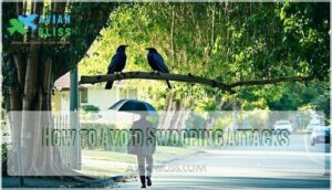 how to avoid swooping attacks