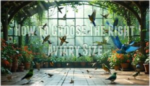 how to choose the right aviary size
