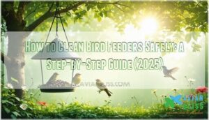 how to clean bird feeders safely