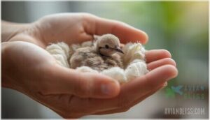 how to help an abandoned baby dove