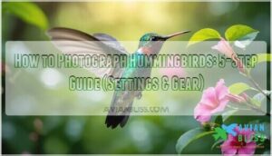 how to photograph hummingbirds