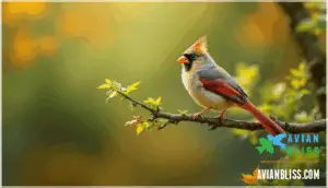 identifying baby cardinals