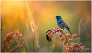 indigo bunting diet and foraging behavior