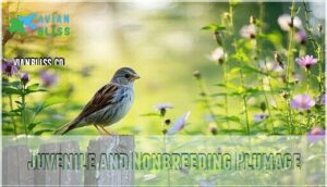 juvenile and nonbreeding plumage