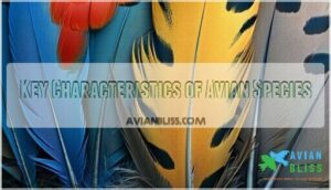 key characteristics of avian species