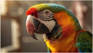 key symptoms of beak infections