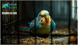 labored or open-mouth breathing