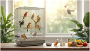 maintaining bird health and hygiene