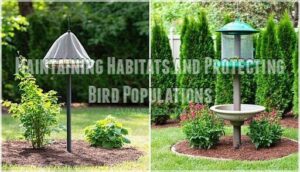 maintaining habitats and protecting bird populations