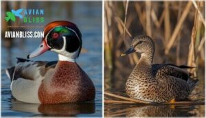 male and female plumage differences