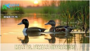 male vs. female differences