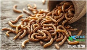 mealworms and insects