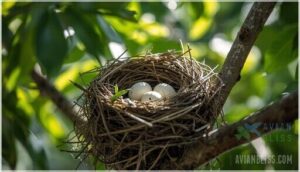 mourning dove nesting and parenting behavior