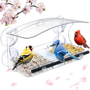 MrCrafts Window Bird Feeder with B0D4H1XSYH
