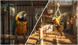 not allowing sufficient exercise