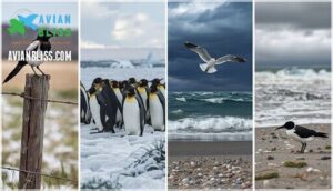 other notable species (magpie, penguin, albatross, oystercatcher)