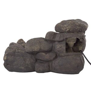 Outdoor Fountain with Polyresin Stone B00GAS6X6G