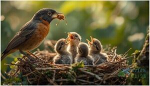 parental care and chick development