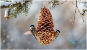 pine cone feeder
