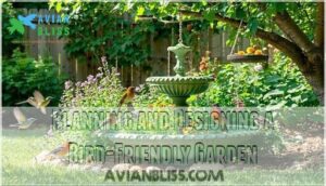 planning and designing a bird-friendly garden