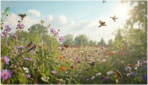 planting native flowers and ground covers