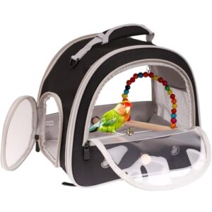 Portable Parrot Travel Cage Carrier B0F5Q3L8ML