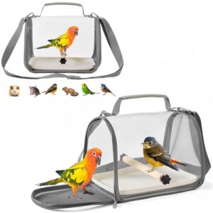 Portable Small Bird Travel Cage B0F1VBBYQ4