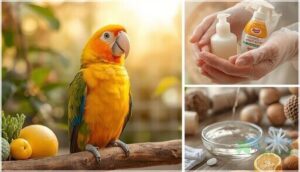 preventing beak infections in birds